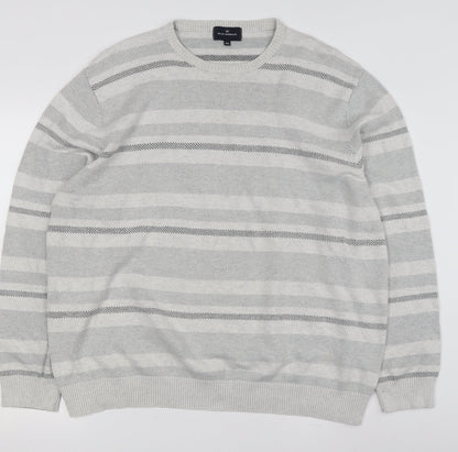 Marks and Spencer Men's Grey 2XL Pullover Jumper