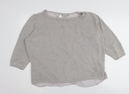 Womens UK Size 18 Per Una Grey Pullover Jumper