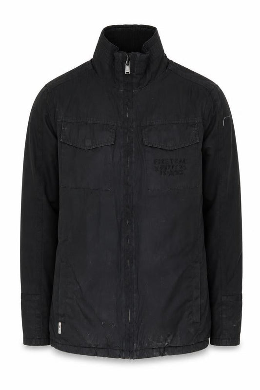 Mens UK Size S Firetrap Black Military Jacket