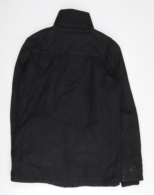 Mens UK Size S Firetrap Black Military Jacket