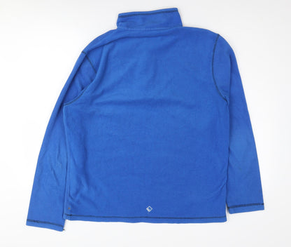 Mens UK Size L Regatta Great Outdoors Blue 1/4 Zip Sweatshirt