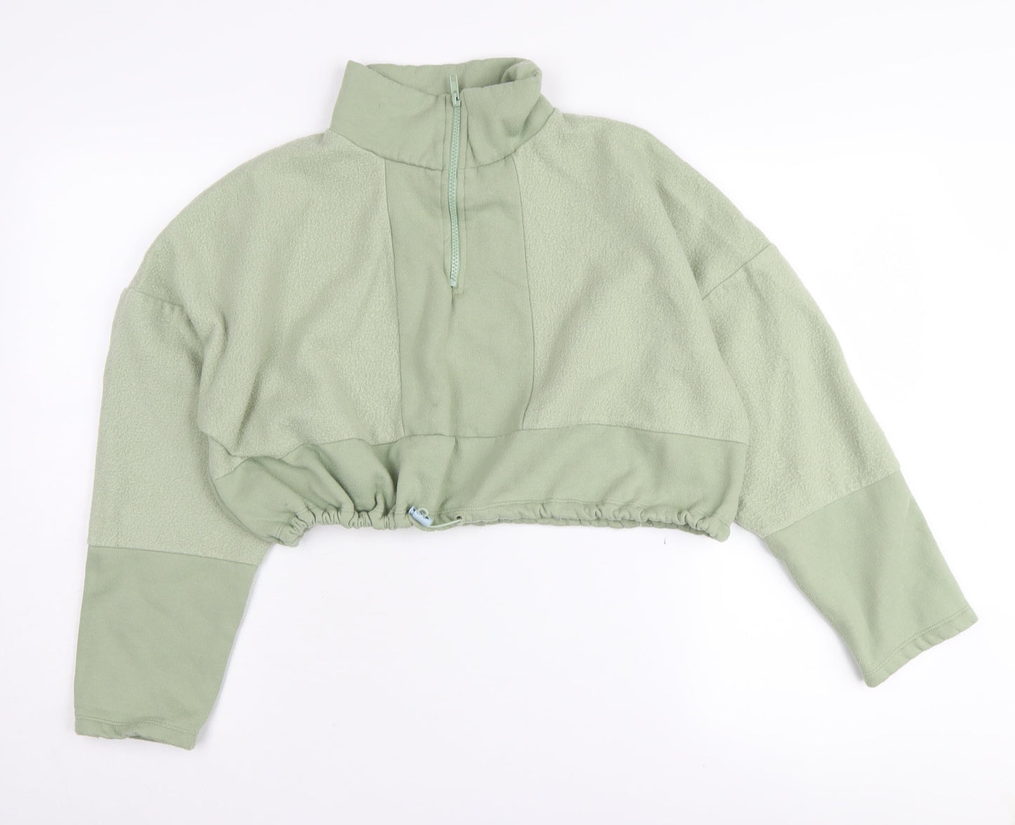 Topshop Women’s Green Pullover Sweatshirt Size S
