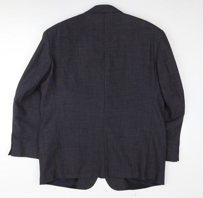 Mens UK Size 44 Marks and Spencer Regular Blue Suit Jacket
