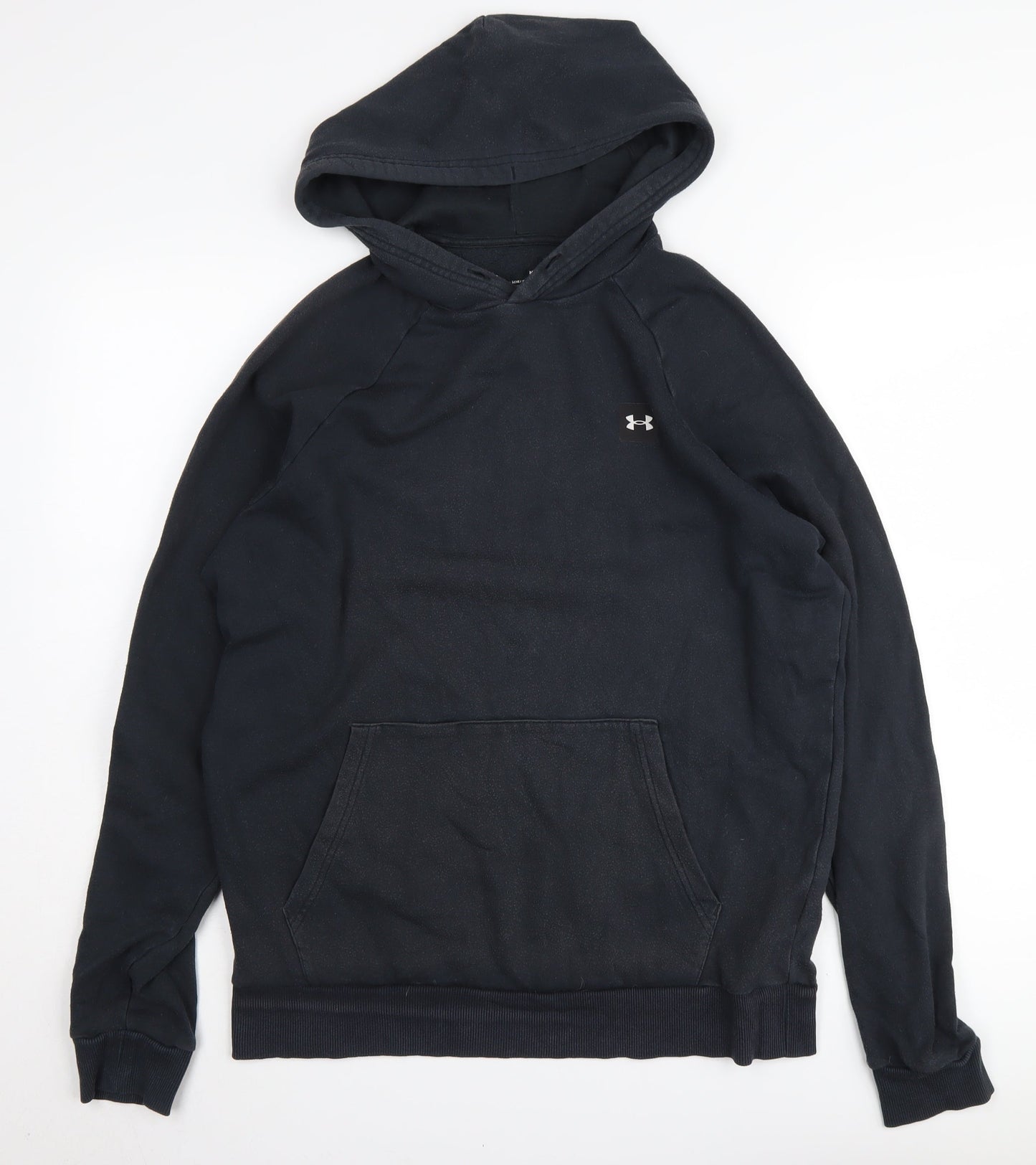 Under Armour Men's Black Hoodie M, Relaxed Fit