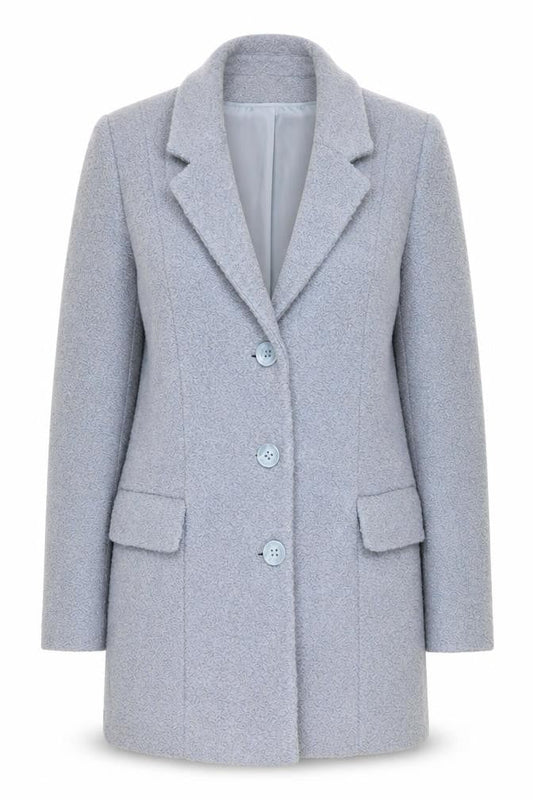 Womens UK Size 12 Miss Selfridge Grey Overcoat
