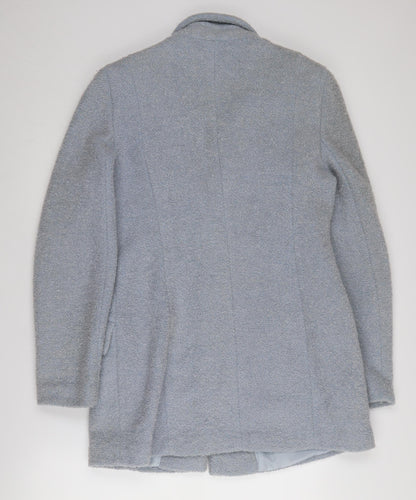Womens UK Size 12 Miss Selfridge Grey Overcoat