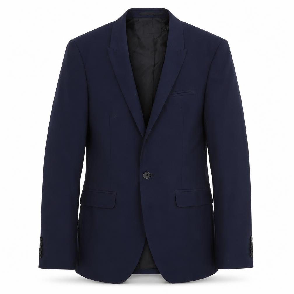 Mens UK Size 38 ASOS Regular Blue Suit 2 Piece