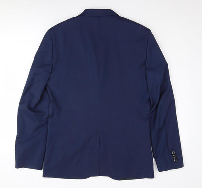 Mens UK Size 38 H&M Regular Blue Suit Jacket