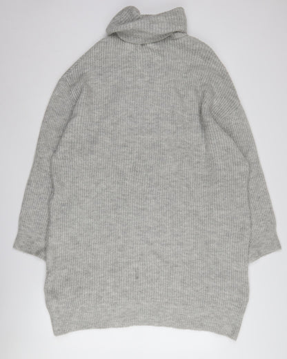 Womens UK Size 12 Stradivarius Grey Pullover Jumper