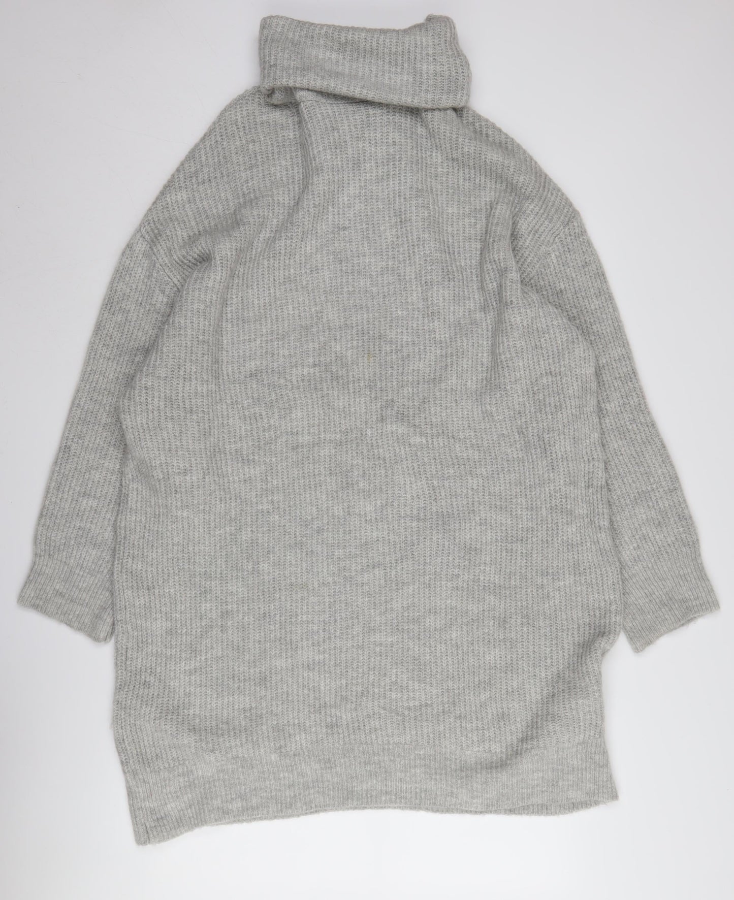 Womens UK Size 12 Stradivarius Grey Pullover Jumper