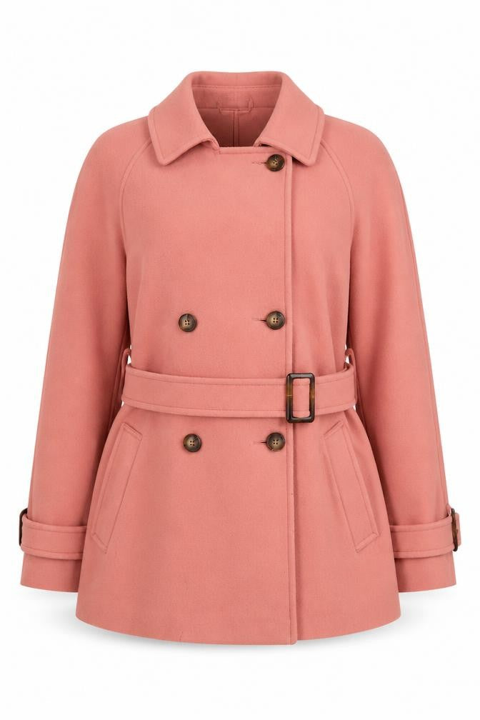 Womens UK Size 16 NEXT Pink Pea Coat