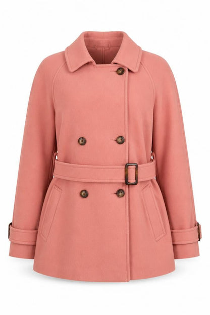 Womens UK Size 16 NEXT Pink Pea Coat