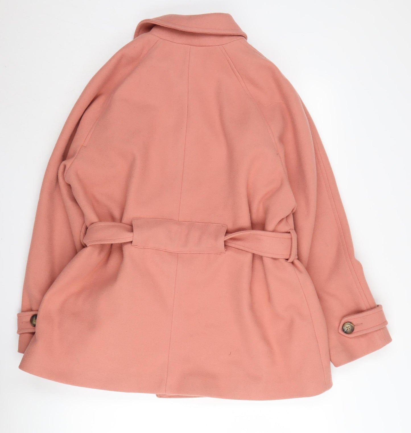 Womens UK Size 16 NEXT Pink Pea Coat