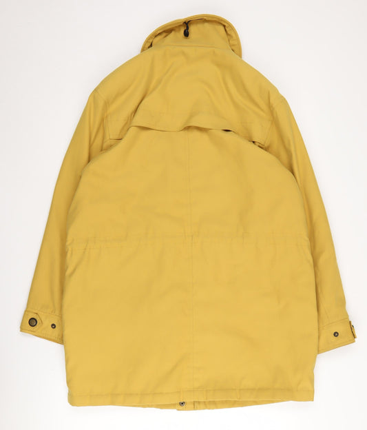 Womens UK Size M Dannimac Yellow Basic Jacket