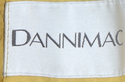 Womens UK Size M Dannimac Yellow Basic Jacket
