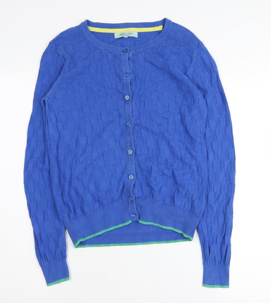 Womens UK Size S Dickins & Jones Blue Cardigan Jumper