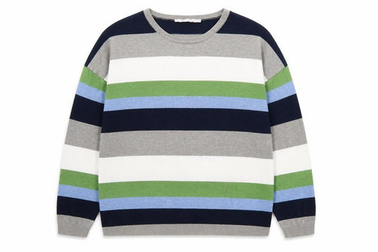 Womens UK Size 12 Pebble Bay Multicoloured Pullover Jumper