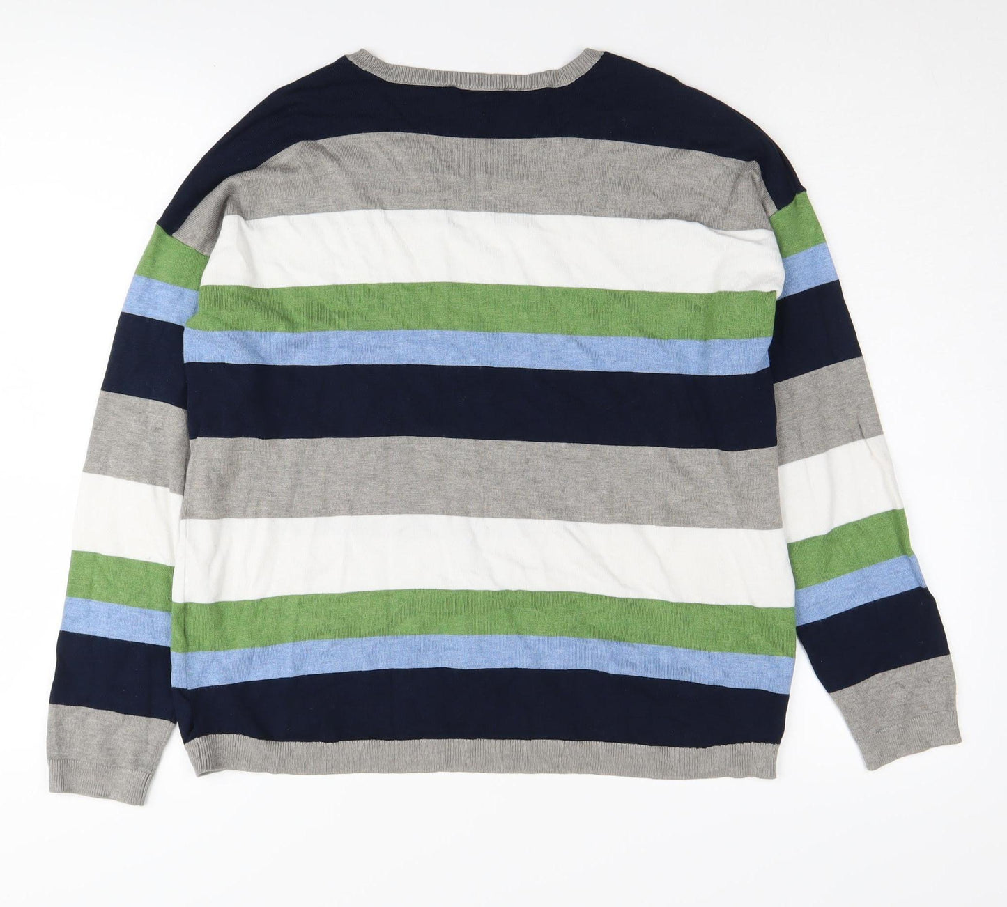 Womens UK Size 12 Pebble Bay Multicoloured Pullover Jumper