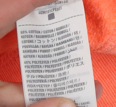 Abercrombie & Fitch Women's XS Orange Full Zip Hoodie