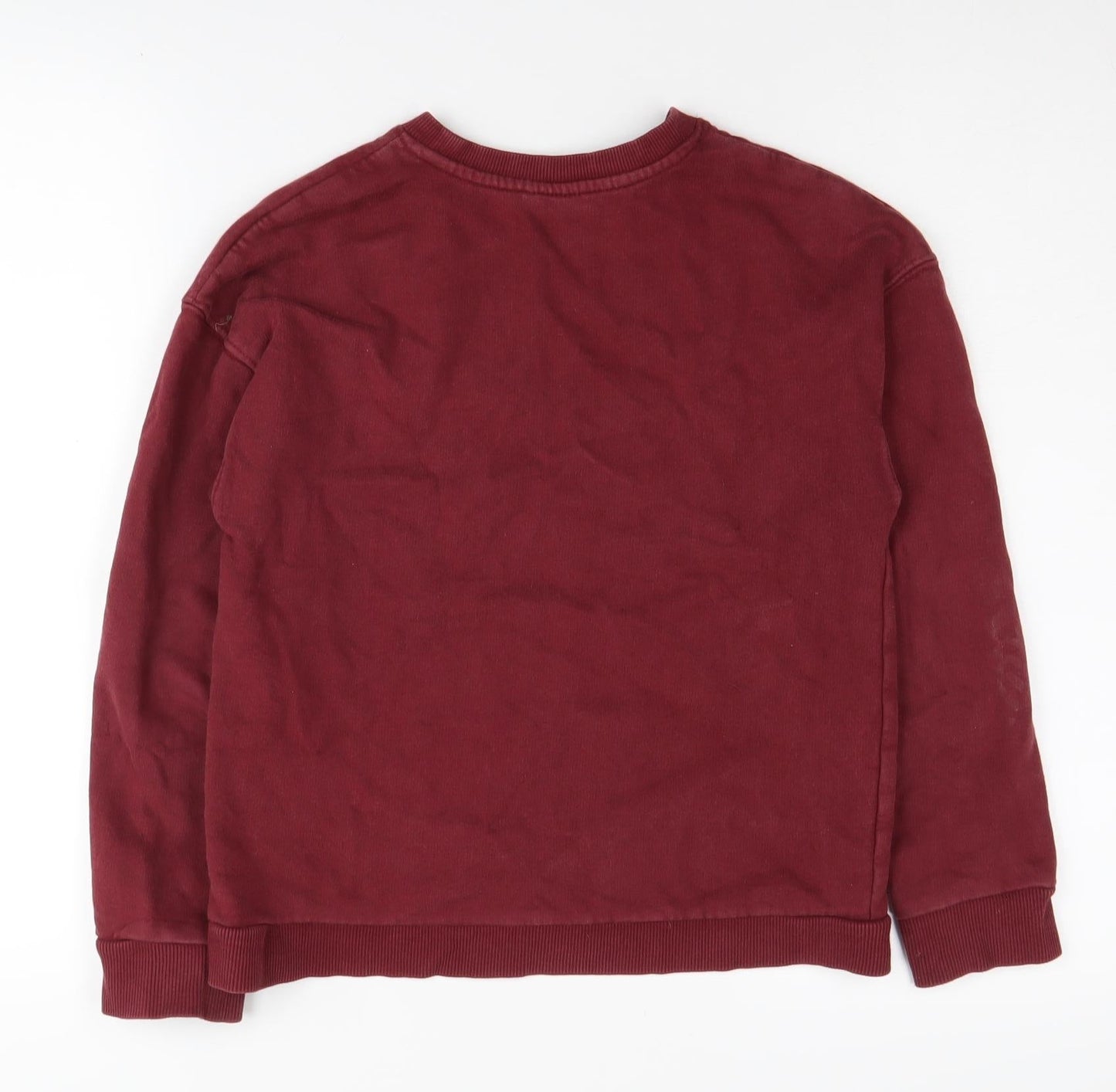 M&Co Girls Harry Potter Red Sweatshirt 12 Years Crew Neck