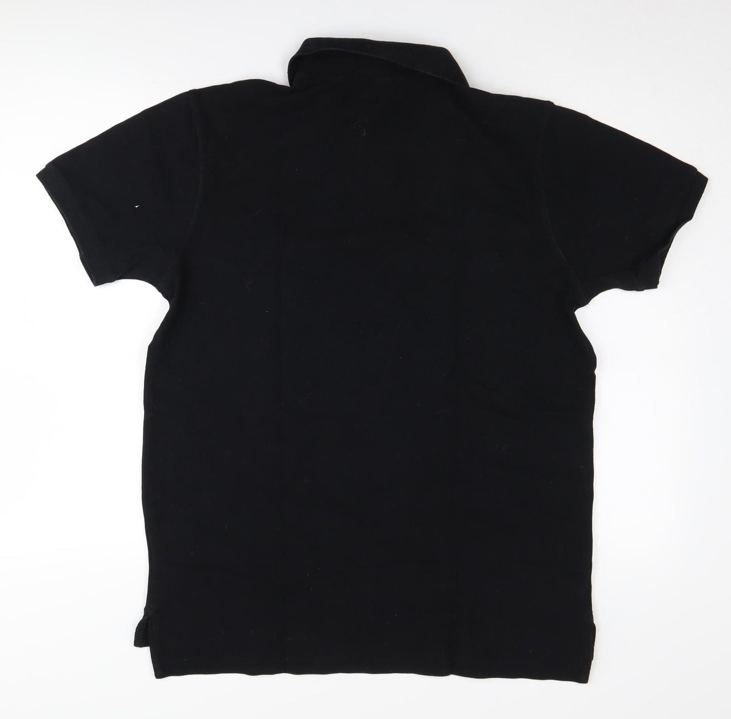 The Fraternity & Co Men's Black Polo, Size L, Classic Fit