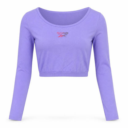 Womens UK Size S Reebok Purple  T-Shirt