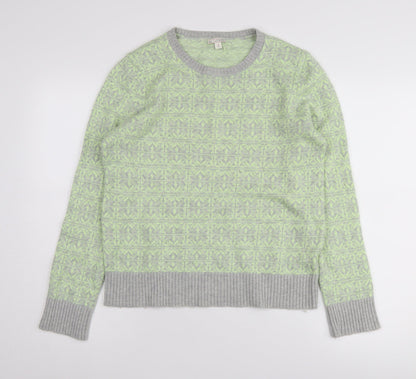 Gap Women's Green Pullover Jumper Medium