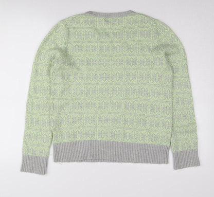 Gap Women's Green Pullover Jumper Medium