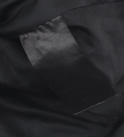 Elle Women's Black Puffer Jacket, Size 10, Fur Trim, Winter