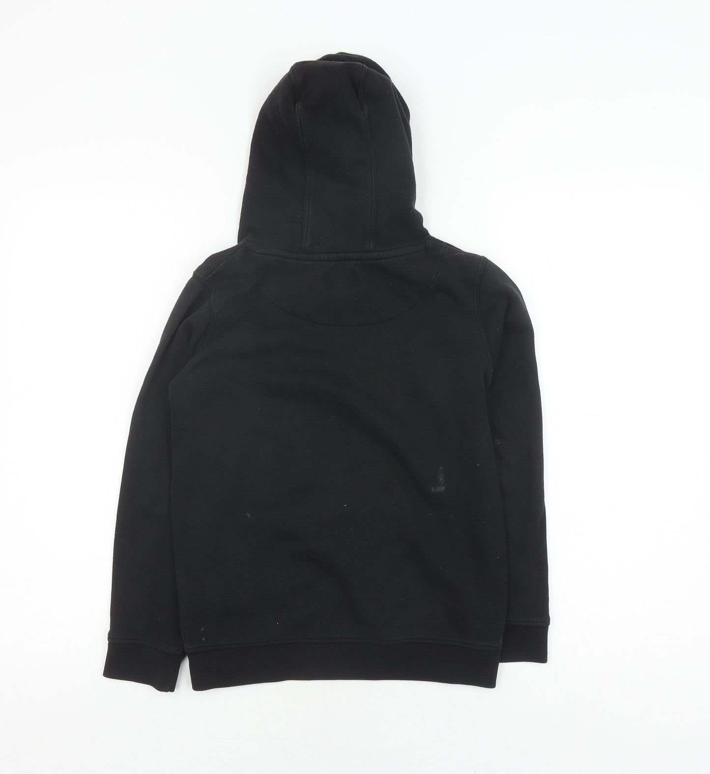 Mens UK Size 9/10 Lyle & Scott Black Pullover Hoodie