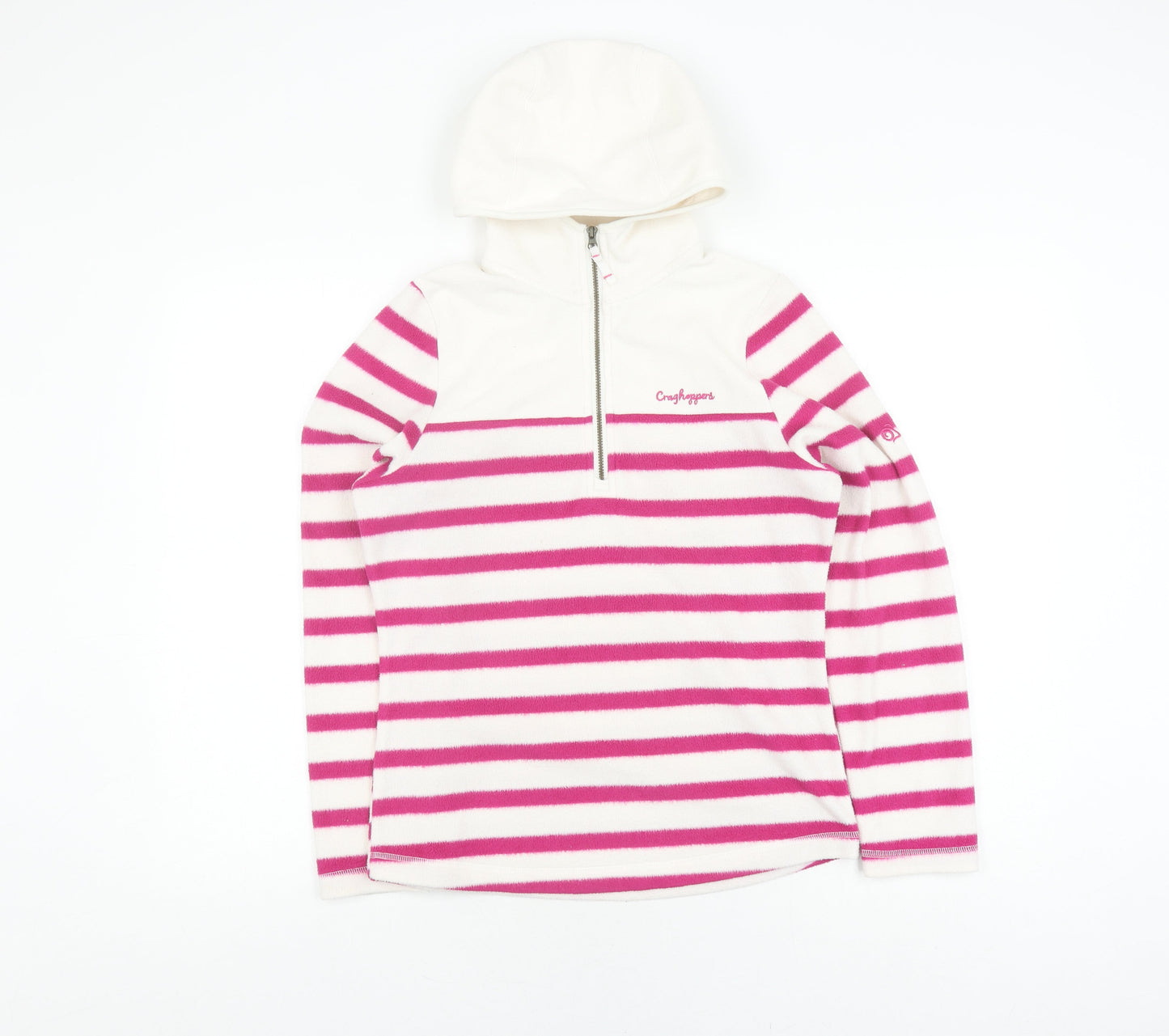 Craghoppers Women's Striped Pullover Hoodie Size 8