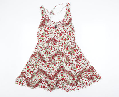 H&M Women's Floral A-Line Dress, Size 12, Summer Ready