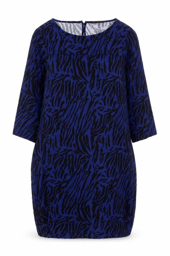 Marks and Spencer Women's Blue Print Dress Size 16