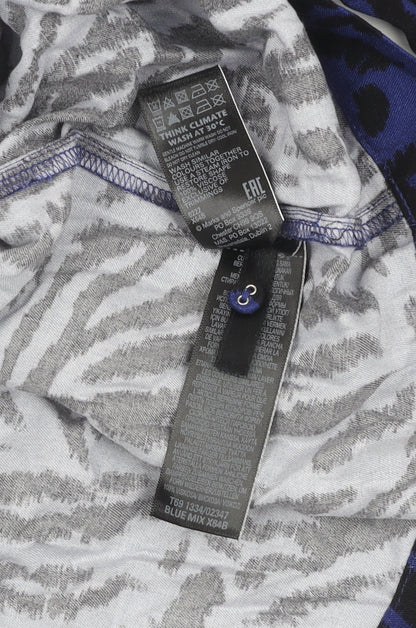 Marks and Spencer Women's Blue Print Dress Size 16