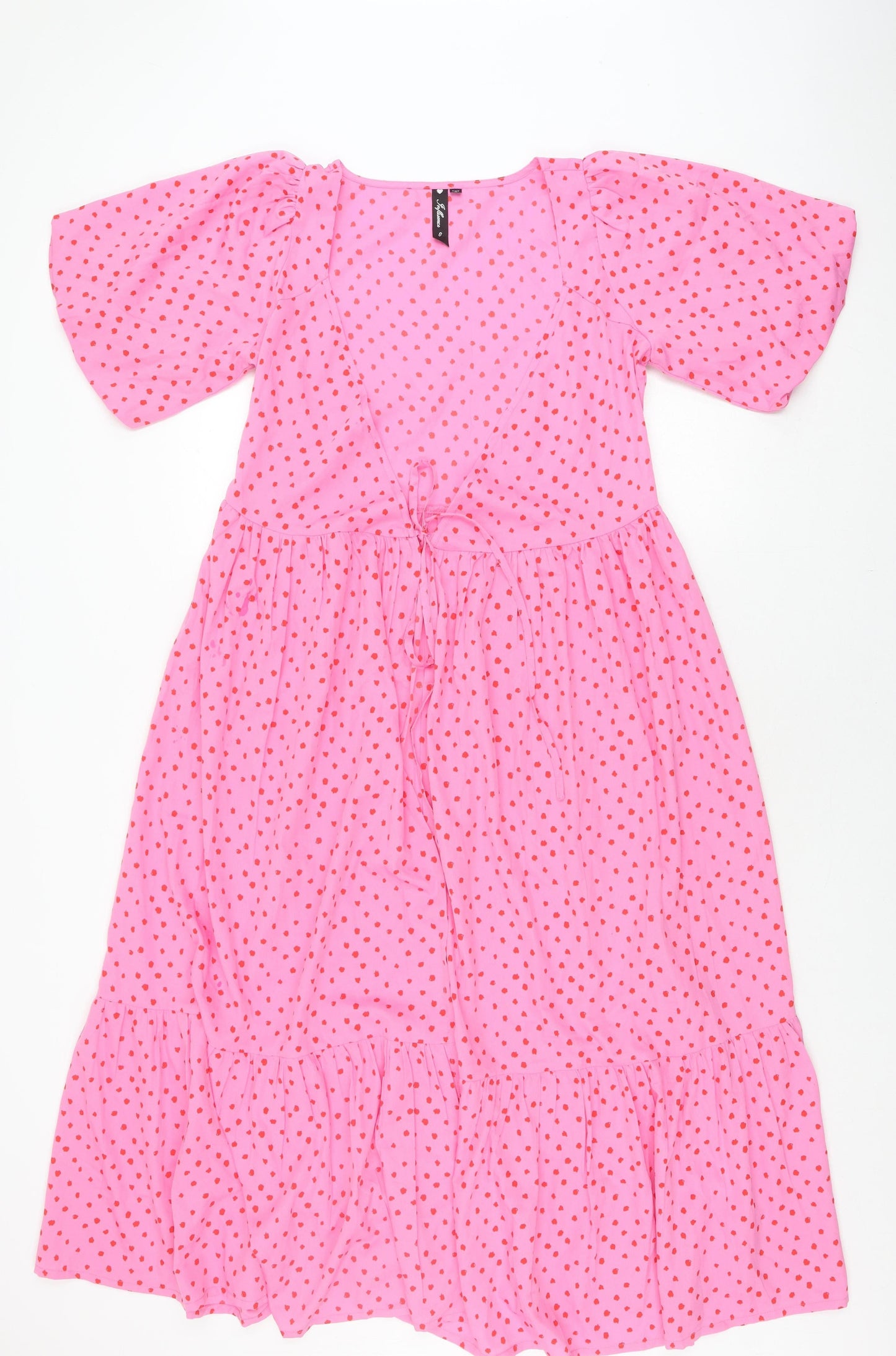 Influence Women's Pink Polka Dot Dress Size 8