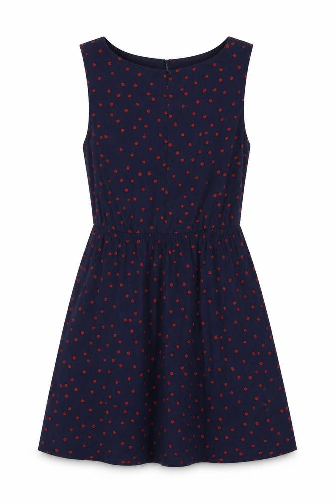 New Look Women’s Blue 12 A-Line Animal Print Dress