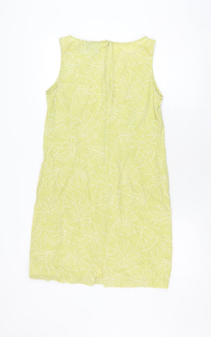 Pataloha Women’s Green Floral Dress, Size 8, Sleeveless