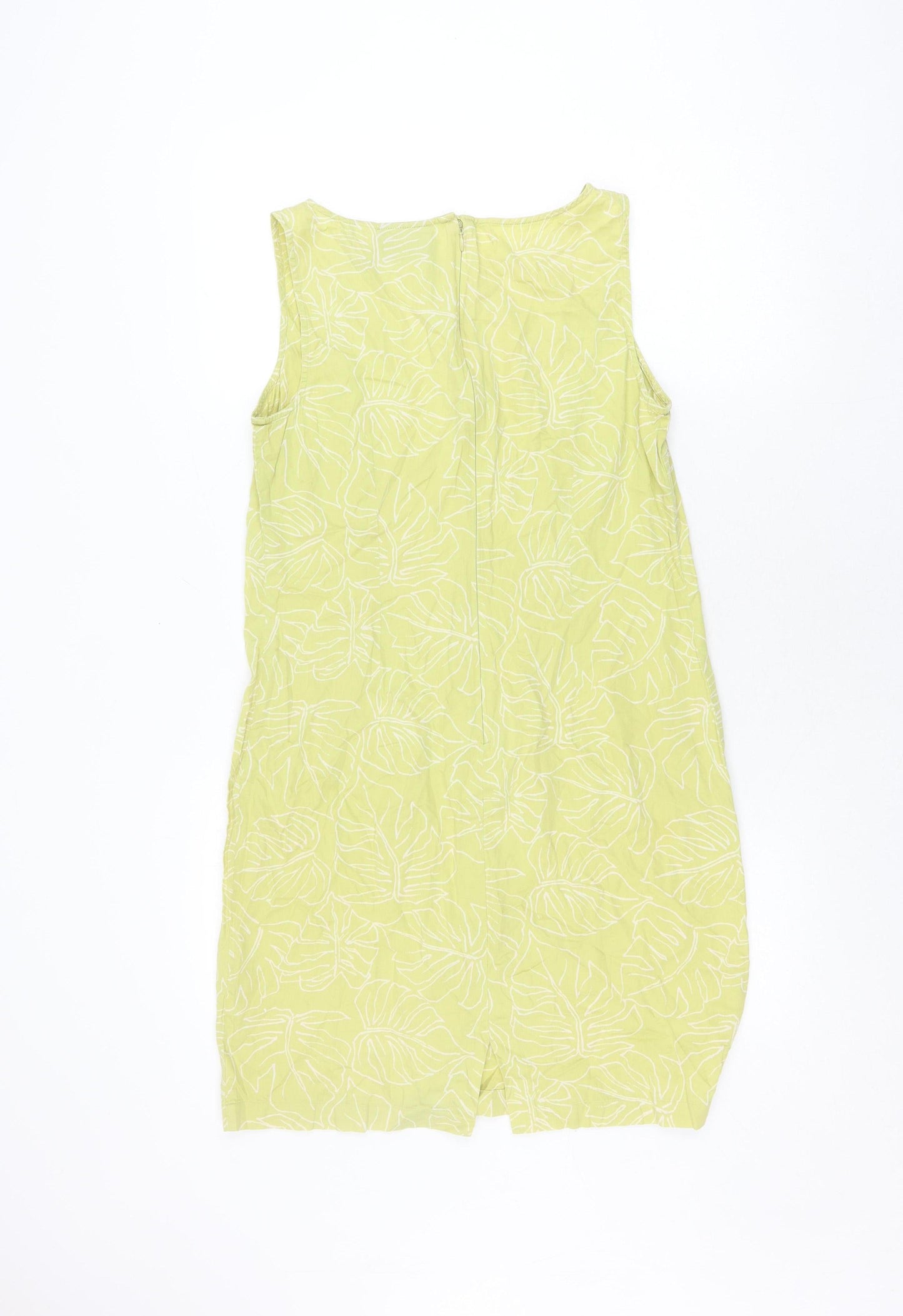 Pataloha Women’s Green Floral Dress, Size 8, Sleeveless