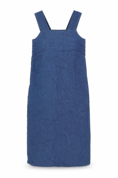 ASOS Denim Pinafore Dress UK 8 Blue Casual