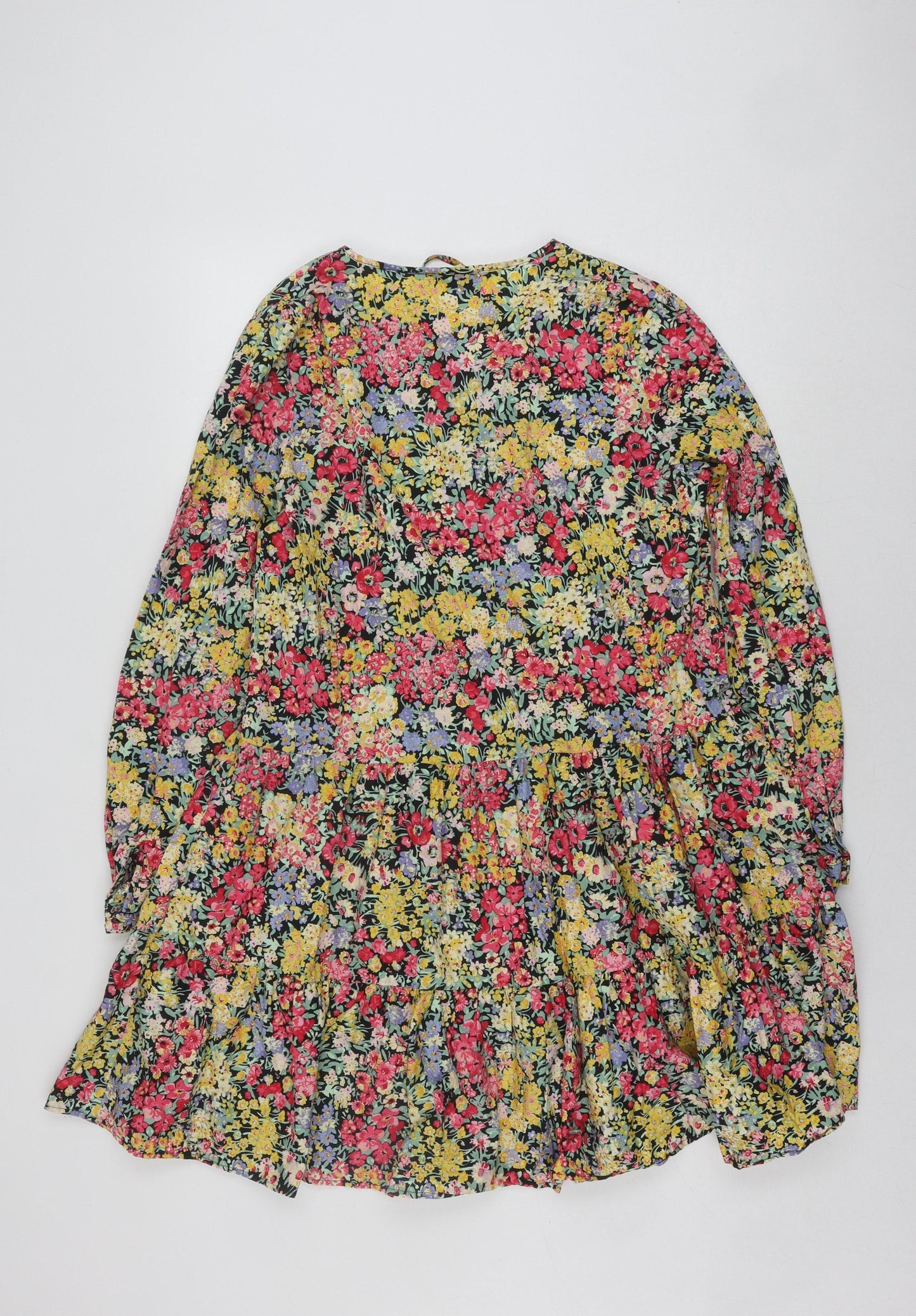 Warehouse Women's Floral Dress Size 10 Multicoloured