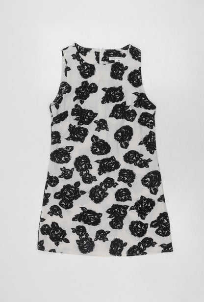 Glamorous XS Women’s Black White Floral Dress