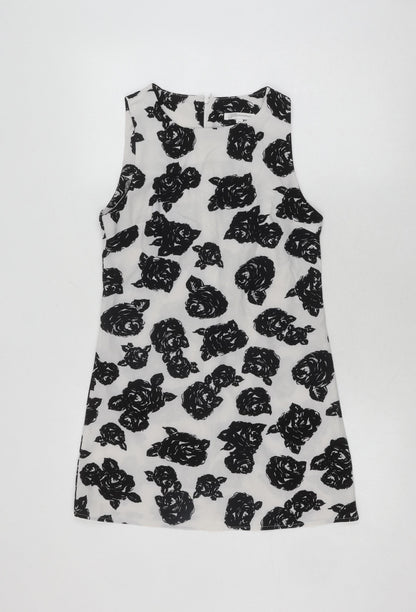 Glamorous XS Women’s Black White Floral Dress