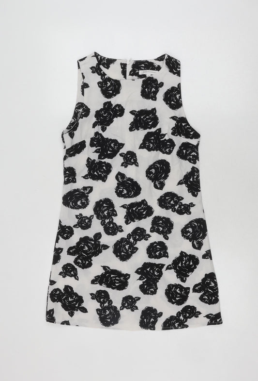 Glamorous XS Women’s Black White Floral Dress