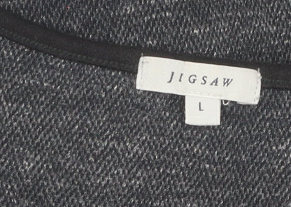 Jigsaw Women's Black V-Neck Dress L