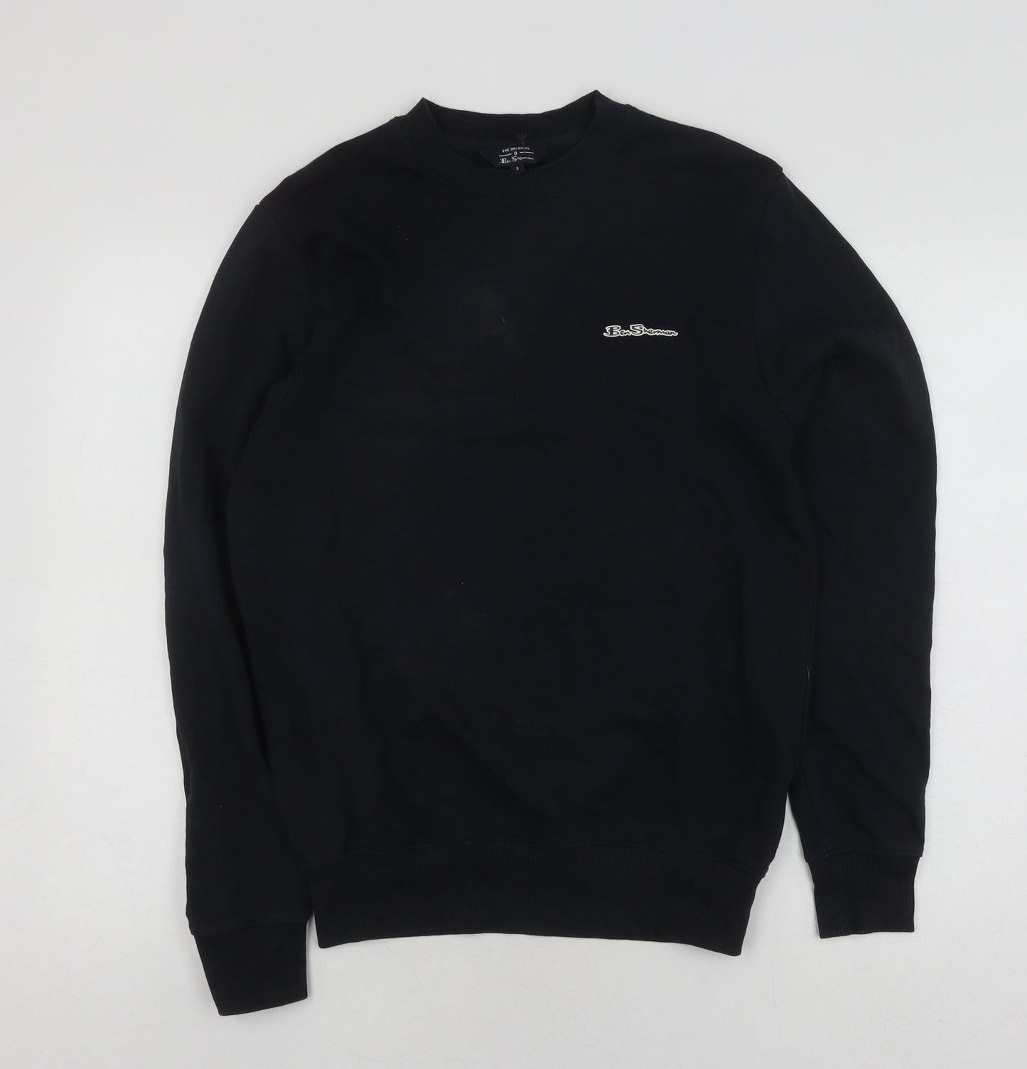 Mens UK Size S Ben Sherman Black Pullover Sweatshirt