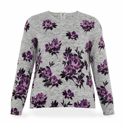 Womens UK Size S Oasis Grey Pullover Jumper