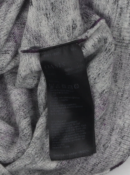 Womens UK Size S Oasis Grey Pullover Jumper
