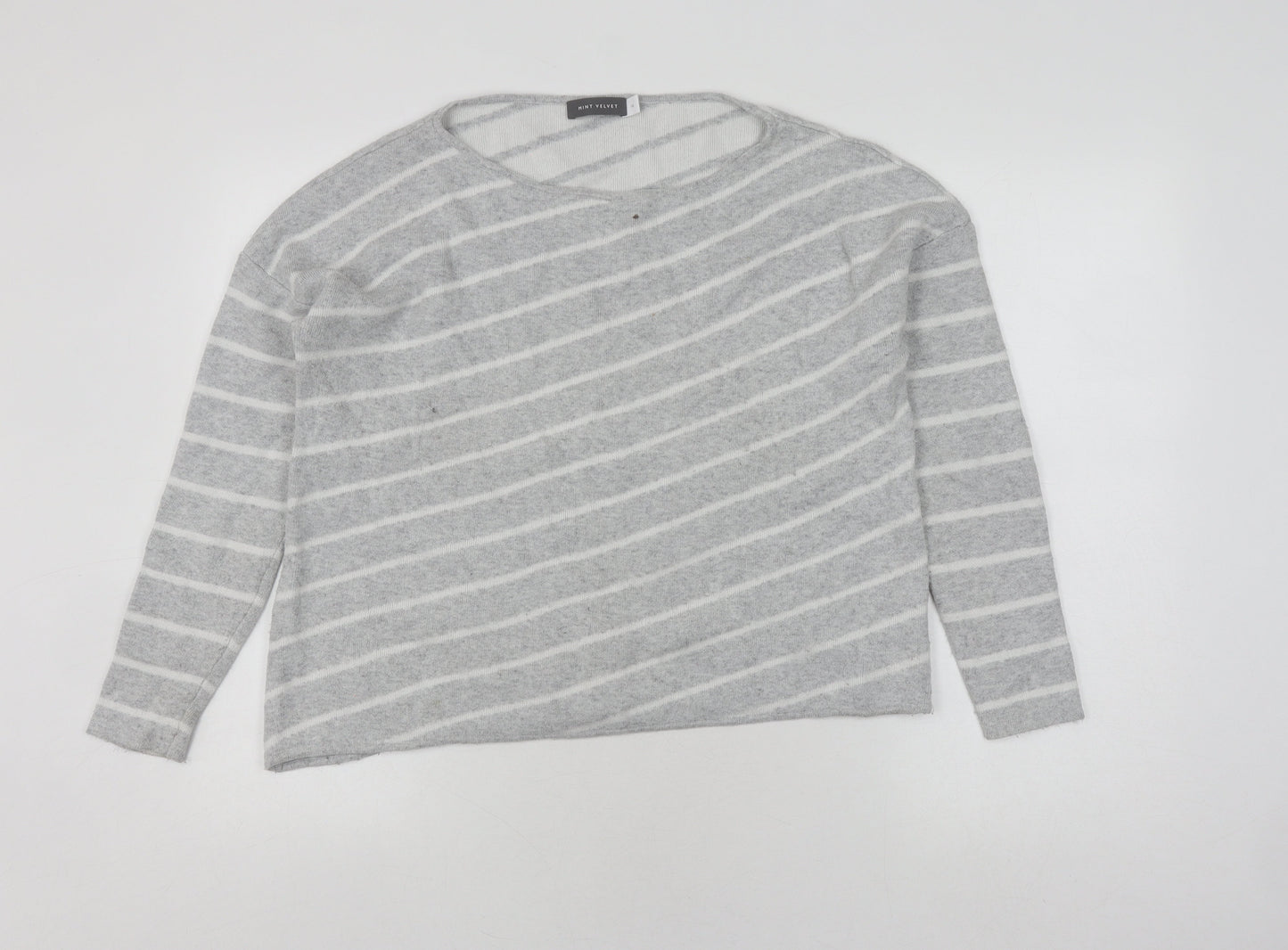 Womens UK Size 16 Mint Velvet Grey Pullover Jumper