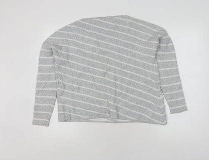Womens UK Size 16 Mint Velvet Grey Pullover Jumper
