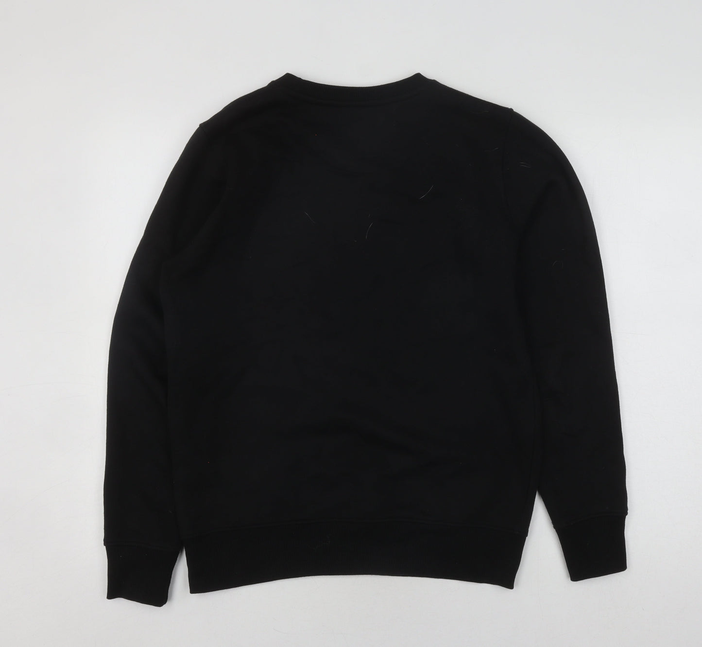 Mens UK Size S Brave Soul Black Pullover Sweatshirt